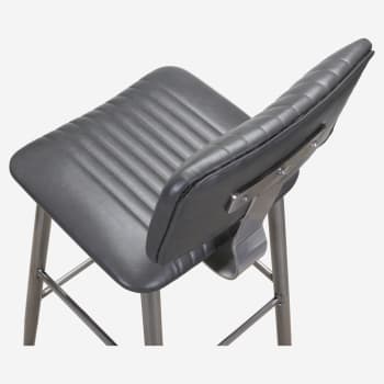 Ethan Metal Bar Stool in Clear Coat