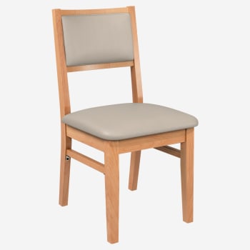 Stella Wood Chair with Padded Back