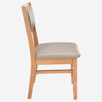 Stella Wood Chair with Padded Back