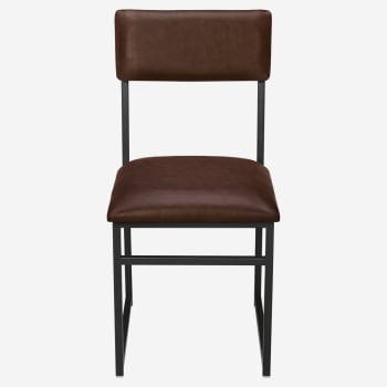 Indy Metal Chair with Padded Back