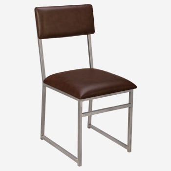 Indy Metal Chair with Padded Back