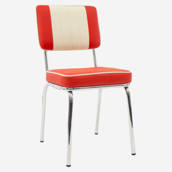 Retro Metal Vinyl Chair