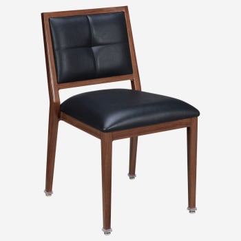 Quickship Milano Modern Aluminum Stack Chair