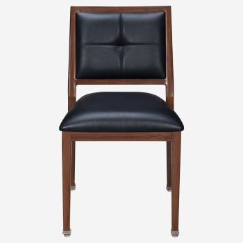 Quickship Milano Modern Aluminum Stack Chair