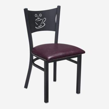Coffee Cup Metal Chair