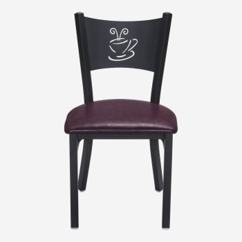 Coffee Cup Metal Chair