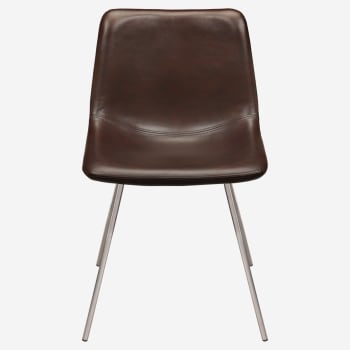 Luna Metal Chair with Clear Coat Finish