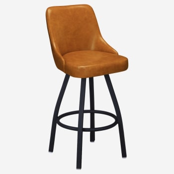Premium Mauro Bucket Swivel Bar Stool