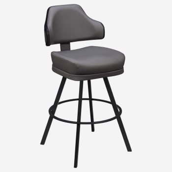 Gioco Premium Casino Bucket Bar Stool with Circular Frame