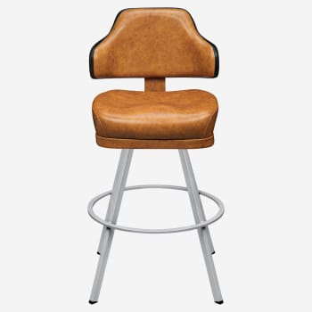 Gioco Premium Casino Bucket Bar Stool with Circular Frame