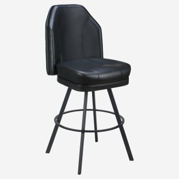 Giada Premium Casino Bucket Bar Stool with Circular Frame 