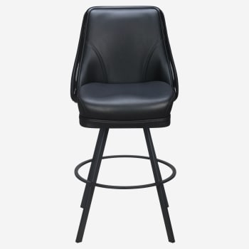 Regina Premium Casino Bucket Bar Stool with Circular Frame 