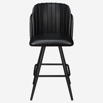 Premium Sooti Swivel Bar Stool with Square Frame