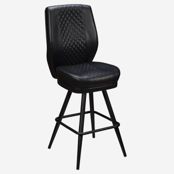 Tesoro Diamond Back Premium Bucket Bar Stool with Square Frame