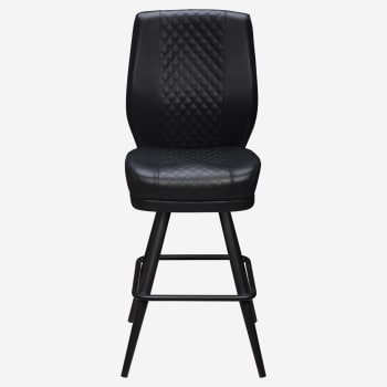Tesoro Diamond Back Premium Bucket Bar Stool with Square Frame