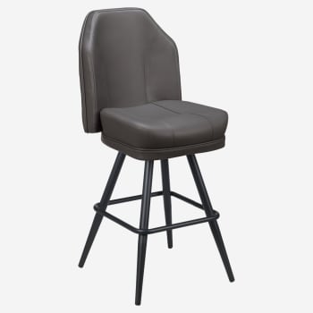 Giada Premium Casino Bucket Bar Stool with Square Frame