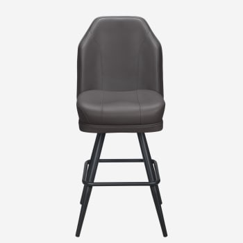 Giada Premium Casino Bucket Bar Stool with Square Frame