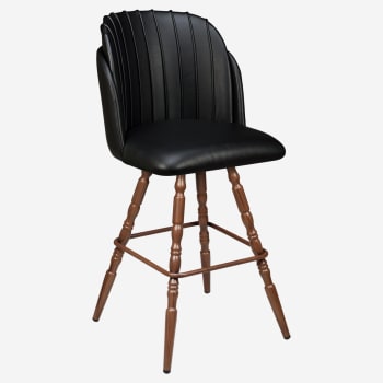 Premium Sooti Swivel Bar Stool with Vintage Frame