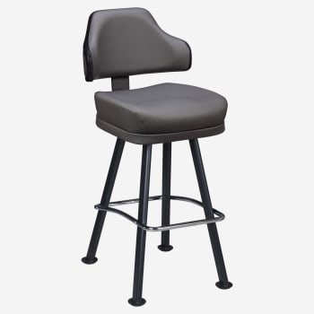Gioco Premium Casino Bucket Bar Stool with Arched-Oval Frame
