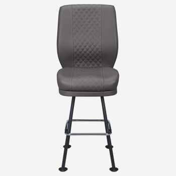 Tesoro Diamond Back Premium Bucket Bar Stool with Arched-Oval Frame