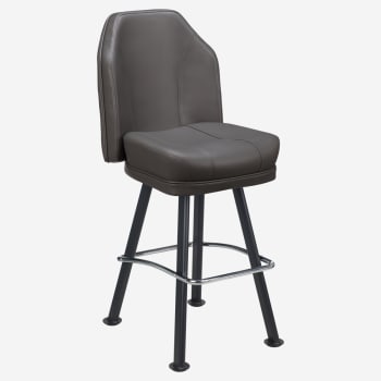 Giada Premium Casino Bucket Bar Stool with Arched-Oval Frame