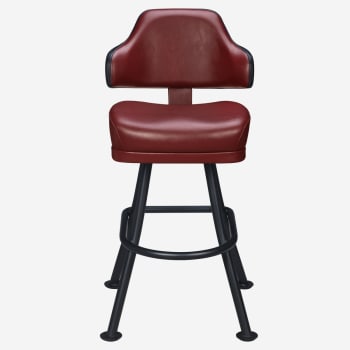 Gioco Premium Casino Bucket Bar Stool with Orbit Frame