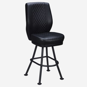 Tesoro Diamond Back Premium Bucket Bar Stool with Orbit Frame