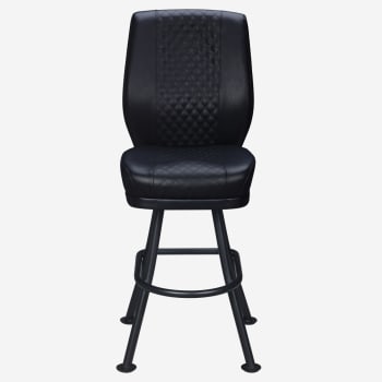 Tesoro Diamond Back Premium Bucket Bar Stool with Orbit Frame