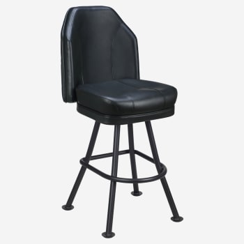 Giada Premium Casino Bucket Bar Stool with Orbit Frame