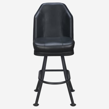 Giada Premium Casino Bucket Bar Stool with Orbit Frame