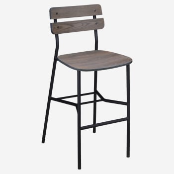 Palmer Black Metal Bar Stool