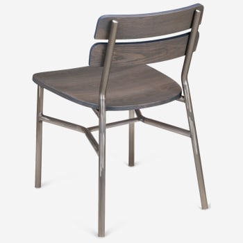 Palmer Clear Coat Metal Chair