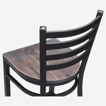 Ladder Back Metal Bar Stool
