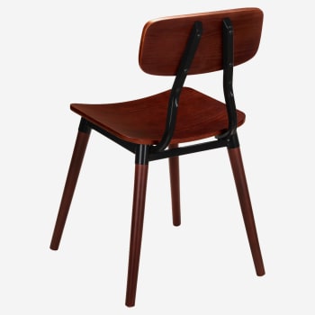 Slate Black Metal Restaurant Chair