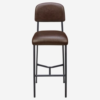 Nico Padded Metal Bar Stool