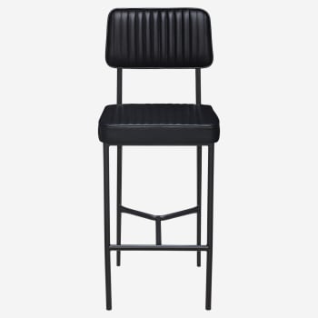 Leeds Padded Metal Bar Stool