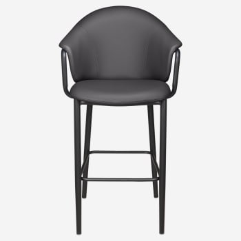 Kova Metal Bar Stool with Arms