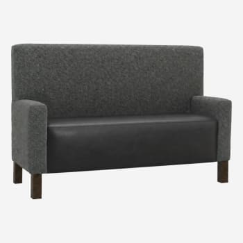 Tavqora Plain Back Lounge Booth with Arms