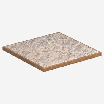 Laminate Overlay and Wood Edge