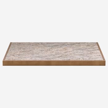 Laminate Overlay and Wood Edge