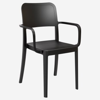Parker Solid Back Outdoor Resin Armchair