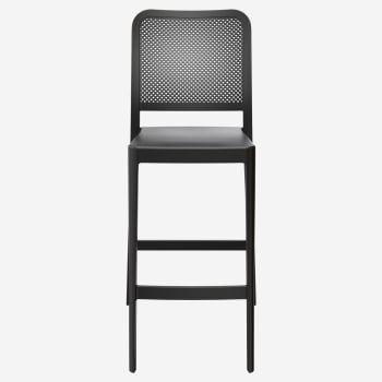 Rowan Perforated Outdoor Resin Bar Stool
