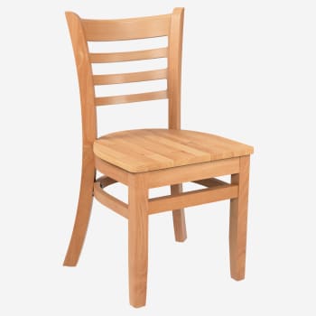 Premium US Made Ladder Back Wood Chair