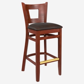 Premium US Made Duna Wood Restaurant Bar Stool