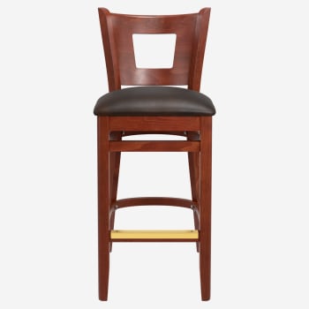 Premium US Made Duna Wood Restaurant Bar Stool