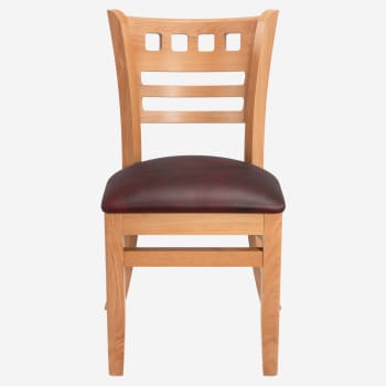 Premium US Made American Back Wood Chair