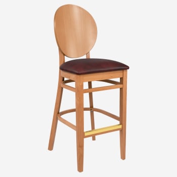 Premium Lorenzo Wood Bar Stool