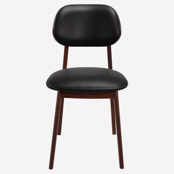 Gisselle Wood Chair with Padded Back