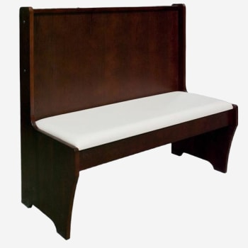 Wood Bench with Wood Seat