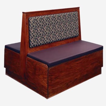 Wood Platform Booth